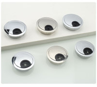 Passe-câble rond en plastique pour armoire, bouchon de trou de câblage en nylon souple, gestion des câbles pour meuble de salle de bain, meuble TV