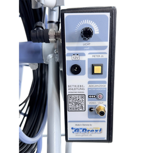 CANAL CAMERA 4640 INCL. CONTATORE, INCL. REGISTRATORE VIDEO DIGITALE CON PEN DRIVE USB, BATTERIA LI-ION E UOVO IN ALLUMINIO DA N - Product Image 1