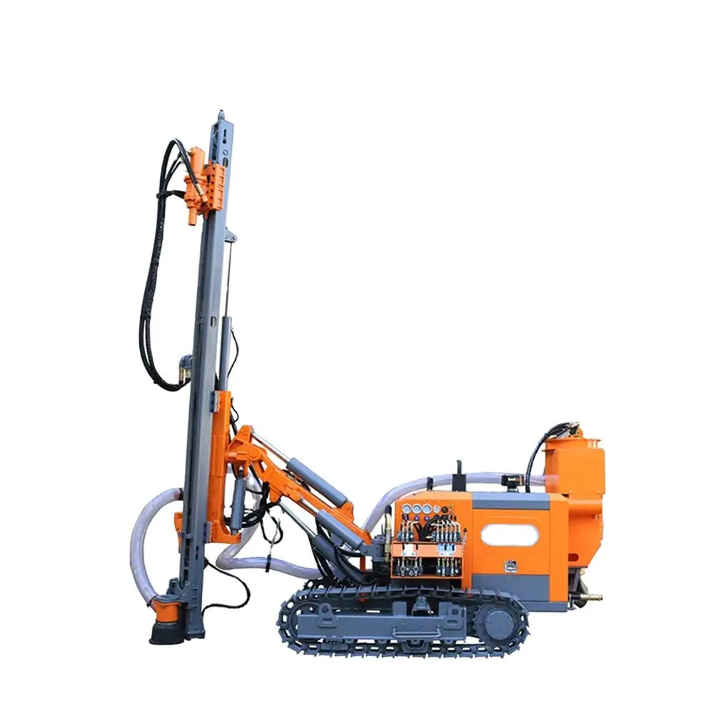 2024 free shipping Quarry Rock Drill Machine Hengwang drill rig mining borehole drilling machine price