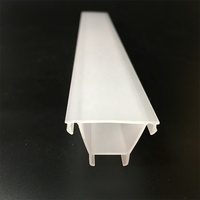 Personnalisé linéaire pc polycarbonate led lumière tube boîtier profil diffuseur couverture optique acrylique PMMA extrusion