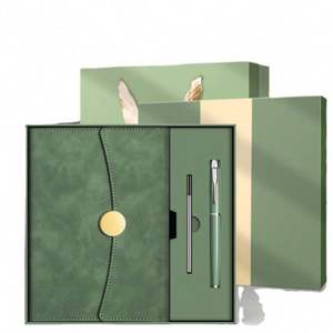 ชุดของขวัญปากกาสมุดโน้ตหนัง PU สำหรับเทศกาลคริสต์มาสวันขอบคุณพระเจ้าอีสเตอร์ตรุษจีน - Product Image 1