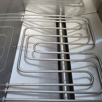 Friteuse électrique professionnelle pour frites et viandes avec panier élévateur pour usine alimentaire