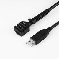 Câble USB Verifone CBL282-038-01-A pour VX805 VX810 VX820, charge rapide 3A, scanner de codes-barres tressé avec gaine en PVC, garantie 12 mois