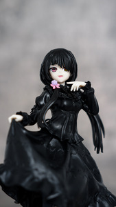 ฟิกเกอร์ตัวละครโทคิซากิ คุรุมิ จากเรื่องเดทอะไลฟ์ ขนาด 19.5 ซม. ในชุดราตรีสีดำ ทำจาก PVC ใช้เป็นของขวัญส่งเสริมการขาย - Product Image 4