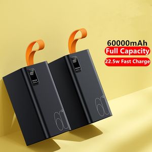 大容量60000mAhモバイルバッテリー LEDディスプレイ 4USBポート Type-C出力 PD 22.5W急速充電 ポータブル電源 - Product Image 3