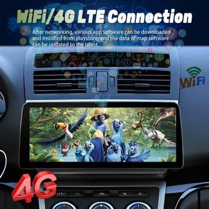 Lecteur vidéo de voiture Android 13 avec écran 12,3 pouces 1920*720, autoradio stéréo pour Mazda 6 2007 - 2012, GPS, multimédia, Carplay, unité principale - Product Image 6