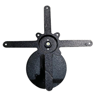 Base de table ronde à support croisé supérieur en fonte abordable pour l'extérieur