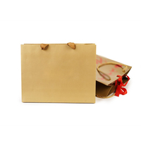 Sac à bonbons rayé mignon personnalisé avec poignée en ruban pochette cadeau sac biodégradable en papier mat