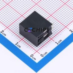 MX15EDGRHC-3.5-2*02P-BK01-Cu-A Plug-in Terminal Block Bent Lead Through Hole,P=3.5mm Board-to-Board / Socket - Closed 2x2P 3.5mm - Product Image 2