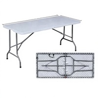 Ensemble de table à manger pliable en plastique au design moderne, table basse polyvalente, gain de place pour hôtel, entrepôt, salon