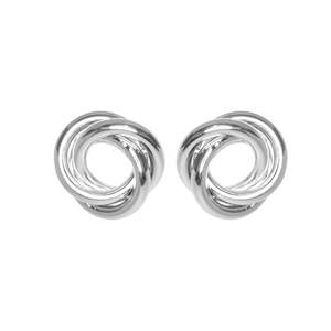 Pendientes de Moda con Cristales, Acero Inoxidable 316L, Baño de Oro PVD, Resistentes y Sostenibles, Unisex, SmileJoyas China - Product Image 1