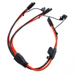 สายต่อแบตเตอรี่รถยนต์แบบปลดเร็ว DC SAE 1 ต่อ <span class=keywords><strong>2</strong></span> แบบแยกส่วน พร้อมปลั๊กอะแดปเตอร์และฟิวส์กลาง - Product Image 5