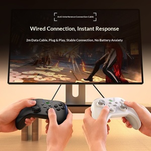 Controlador de Juego con Cable G4 de Alta Relación Calidad-Precio con Joystick de Película de Carbono para PC, Android, PS4, <span class=keywords><strong>Switch</strong></span> - Product Image 2