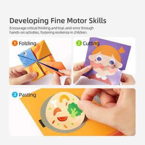 Mideer Libro <span class=keywords><strong>di</strong></span> Giochi Mentali Avanzati: Lasciamoci Intrattenere con l'Origami Livello 1 |   Libro <span class=keywords><strong>di</strong></span> giochi <span class=keywords><strong>di</strong></span> <span class=keywords><strong>logica</strong></span> con piegatura della carta pratico e divertente (3+ anni) - Product Image 3