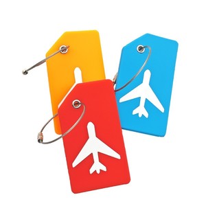 Etiquetas <span class=keywords><strong>de</strong></span> Silicona Personalizadas con Logotipo para Equipaje, Identificador <span class=keywords><strong>de</strong></span> Maleta <span class=keywords><strong>de</strong></span> Viaje, Regalo Promocional Personalizado, Suministro al por Mayor - Product Image 1