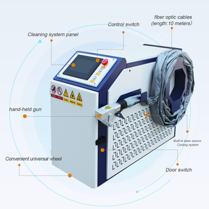 Máquina de Limpieza Láser Portátil de Nuevo Diseño con Enfriamiento por Agua, Limpieza Continua, 1.5KW 2KW 3KW, Máquina de Limpieza Láser de Mano para Eliminar Óxido - Product Image 3