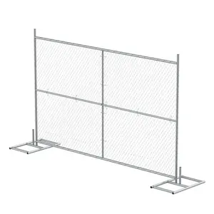 Galvanized Chain Link Temporary Fence Panel USA Temporary Fencing