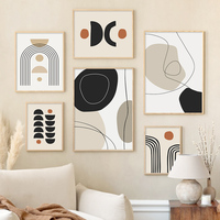 Vente en gros, style minimaliste, ligne géométrique, personnalisé, art mural, toile, peinture décorative, maison, peinture murale, impressions, art mural