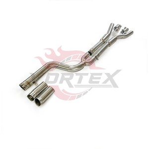 Tubo intermedio de alto rendimiento Vortex SS304 para BMW M240i G42 3.0T B58 2022-2025, escape de carreras de alto flujo, eliminación de resonador en la sección media - Product Image 2