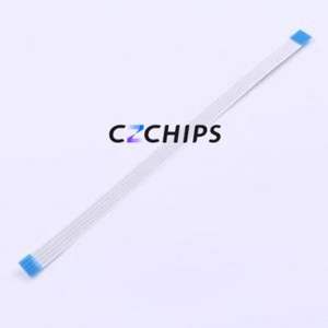 KH-FFC-A1.0-4P-100MM FFC Cable (Flexible Flat Cable) P=1mm Connector 4P 1mm 0.3mm Non-Inverting - Product Image 2