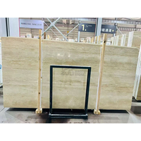 Dalles de travertin naturel taillées sur mesure MT STONE pour décoration extérieure, panneau mural en marbre beige, dalle de marbre travertin beige Rome