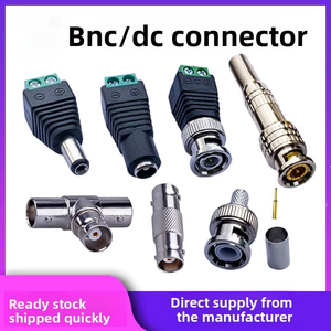 Divers Styles Cuivre Noyau BNC Femelle-Femelle-Femelle Adaptateur Q9 Audio Câble Connecteur pour Surveillance Straight-Through - Product Image 5