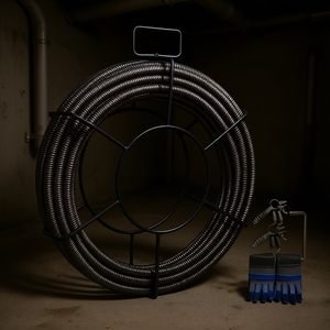 Cable para Desatascar Drenajes de 50 Pies y 3/8 Pulgadas, Desatascador de Tuberías con Núcleo Sólido para Limpieza de Drenajes - Product Image 2