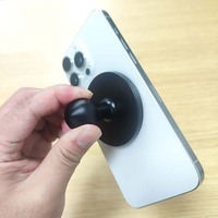 Support de téléphone portable magnétique super puissant pour bureau, 1 pouce, compatible avec les séries 16/15/14, pour bras à double prise en aluminium