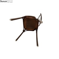 Nouveau design empilable en gros X Back Crossback Chair pour mariage, événement, banquet, réception