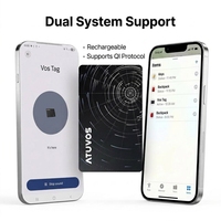Traceur GPS ATUVOS 1,6 mm IP67 avec télécommande BLE5.2, applications Find My/Hub pour Android et iOS