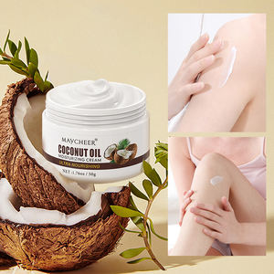 Krim Badan Logo kustom pencerah, Losion Tubuh minyak kelapa pemutih nutrisi pelembab krim tubuh menenangkan - Product Image 6