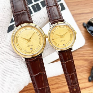 Montre de luxe haut de gamme avec mouvement mécanique automatique, bracelet en cuir de crocodile, index des heures en chiffres romains pour Omegaes - Product Image 5