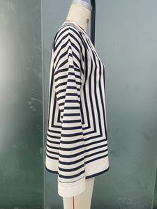 Camisa de Mujer Enyami con Botones, Cárdigan Holgado a Rayas, Estilo Casual de Negocios, Blusa Elegante de Manga Larga - Product Image 6