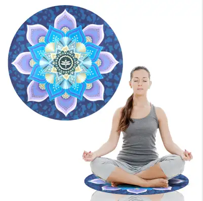 Meiyee Vòng Cao Su Tự Nhiên Yoga Mat Tùy Chỉnh Logo Thiết Kế Sợi Nhỏ