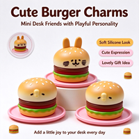 Jouet anti-stress géant en forme de hamburger - 19,5 cm 550 g Jouet sensoriel