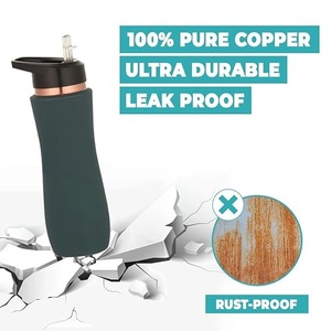 Best Quality <b>Copper</b> <b>Water</b> <b>Bottle</b> with Sipper700ml 100% Pure <b>Copper</b> <b>Bottle</b> for Boosts Immunity & improves Health - Product Image 3