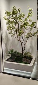 Planta Artificial de Gardenia en Maceta, Bonsái de Gardenia Decorativo, Árbol de Gardenia en Flor para Decoración del Hogar y Hoteles - Product Image 3