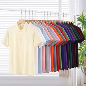 T-shirts de sport en coton personnalisés de haute qualité pour uniformes professionnels, polos de golf parent-enfant avec logo brodé - Product Image 2