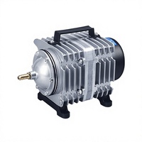 Petite pompe à air à piston haute puissance, oxygénateur pour l'élevage de poissons d'aquarium et les bacs à fruits de mer, alimentée en courant alternatif