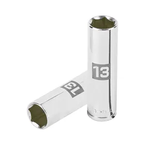 BOX 6 Douille longue de 13 mm, 6 points, entraînement 3/8 po, TRUPER - Product Image 1