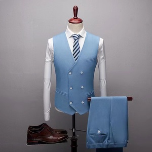 Conjunto personalizado de traje de <span class=keywords><strong>hombre</strong></span> a medida <span class=keywords><strong>para</strong></span> novio de boda azul - Product Image 5