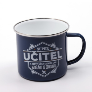 <span class=keywords><strong>Mug</strong></span> <span class=keywords><strong>en</strong></span> <span class=keywords><strong>acier</strong></span> <span class=keywords><strong>émaillé</strong></span> de marque BKF, modèle 9304, certifié LFGB, moderne et luxueux, avec poignée pour le camping - Product Image 4