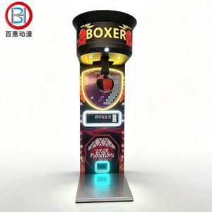 Jeu d'arcade de test de force de frappe de boxe en métal à monnayeur avec affichage numérique LED du score 110/220V pour centres de divertissement familial - Product Image 2