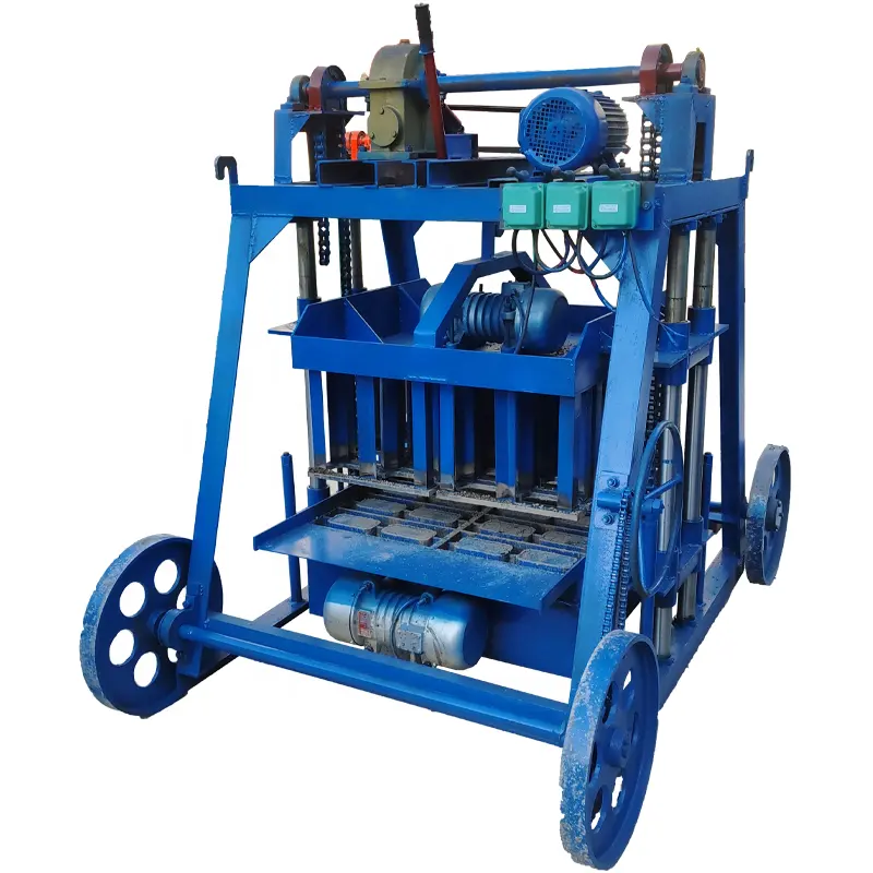 Direct Factory Sale Block Making Machine High Strength Hollow Brick Making Machinery With Tyre