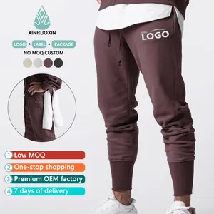 Men's stretch pants for running training new arrival fashion sports casual loose tie foot elasticity drawstring pants