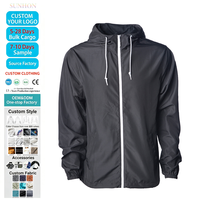 Veste de randonnée unisexe légère, imperméable, coupe-vent, col roulé, pliable, fermeture éclair intégrale, coupe-vent, hiver, été, décontractée, extérieur