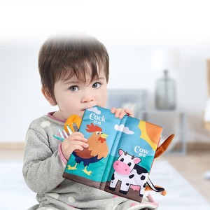 Cadeau Touch First Cloth livres en tissu froissé avec jouets <span class=keywords><strong>de</strong></span> dentition pour bébés et tout-petits livres en tissu pour enfants - Product Image 5