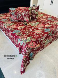 High Quality Discharge Print Bedding Set Cotton <b>Bed</b> Sheet Set Pillow <b>Covers</b> Bedding for Home Hotel - Product Image 1