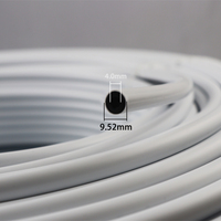 Pulvérisateur à brouillard haute pression QIHONG 9,52 mm * 4,0 mm en PE blanc, alimenté par l'eau, pression maximale de 200 bars, système de brumisation pour le jardin