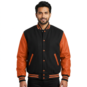 Vestes de haute qualité, vente en gros de vestes unisexes, vestes pour hommes avec logo personnalisé, vestes décontractées conçues par OEM et sublimées, vestes varsity pour hommes - Product Image 1